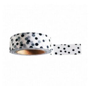 washi tape dots zwart wit stippen washitape maskingtape masking tape online kopen bestellen webshop-8