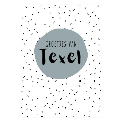 Groetjes Texel | Kaart Winkeltjevanlies