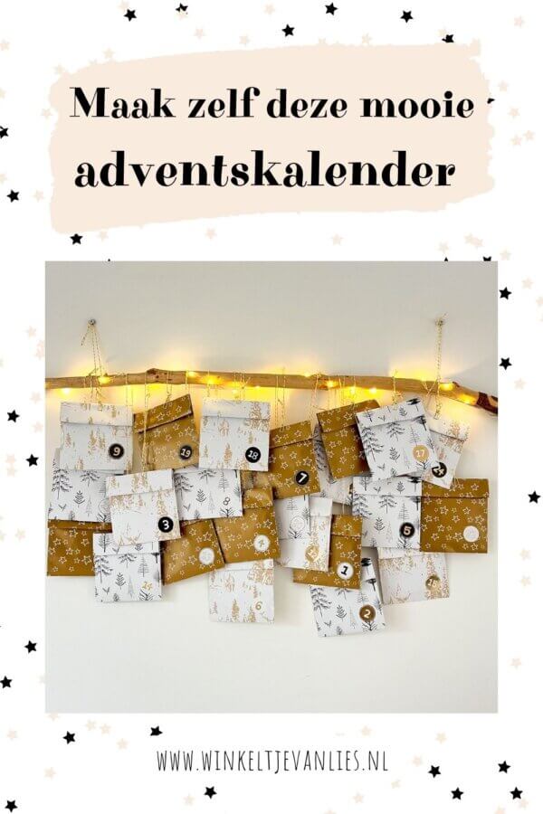 Adventskalender Maken Knutselen Winkeltjevanlies