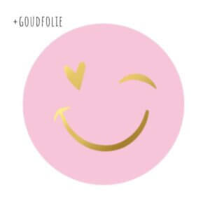 smiley sticker stickers roze goud online kopen bestellen webshop (22)