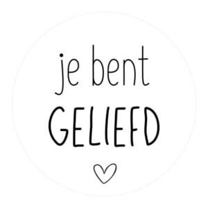 je bent geliefd sticker stickers online kopen bestellen webshop-4